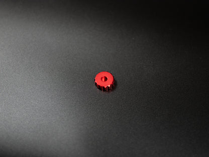 Red aluminium rotary encoder knob